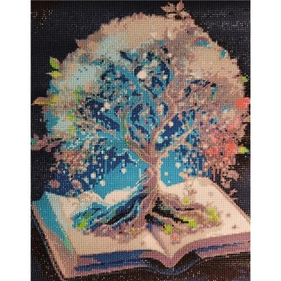 DIY 5D Diamond Painting Kits, Diamond Art White Tree of Life, 15.7x19.7inch - Picture 7 of 8